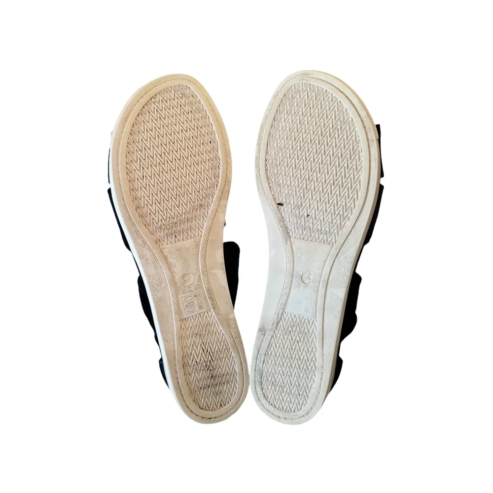 Eileen Fisher Zanya Platform Gladiator‎ Sandals Black